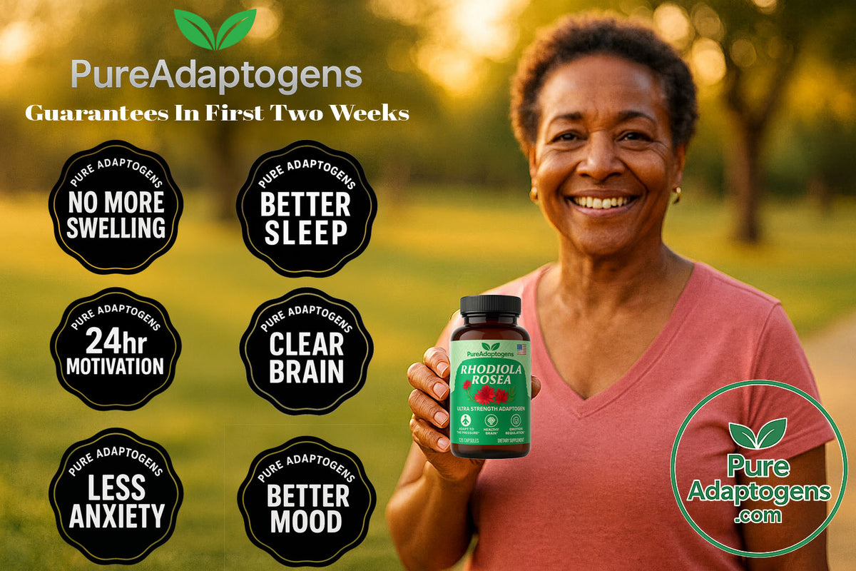 Pure Adaptogens 100% Natural Plant Vegetarian Capsules