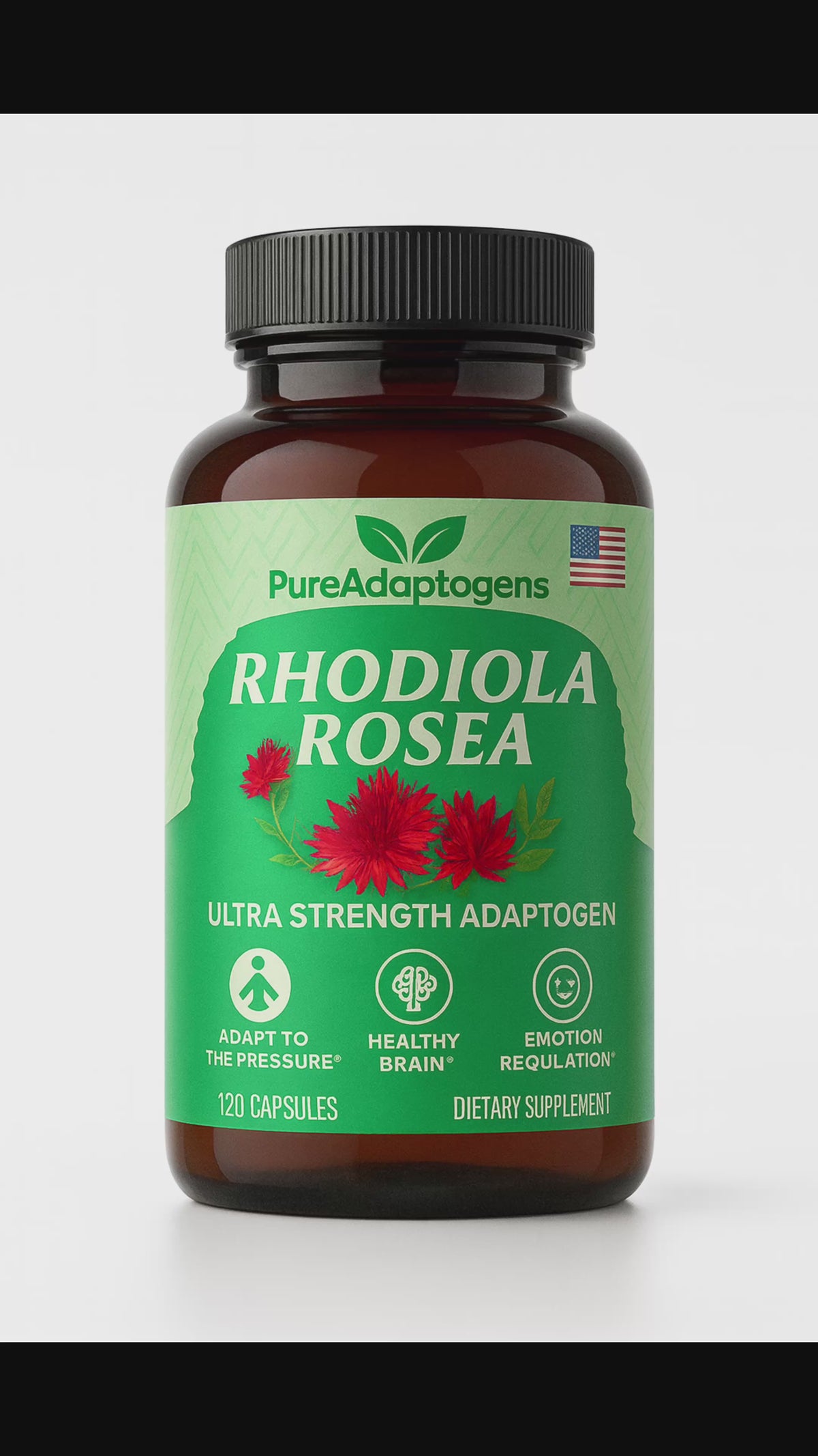 Pure Adaptogens 100% Natural Plant Vegetarian Capsules